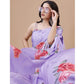 Fantastic Crepe Digital Print Saree With Blouse Piece