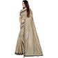 Charming Cotton Silk Checkered Saree With Blouse Piece