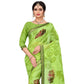 Fabulous Georgette Floral Print Saree With Blouse Piece