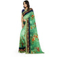 Fabulous Georgette Floral Print Saree With Blouse Piece