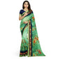 Fabulous Georgette Floral Print Saree With Blouse Piece