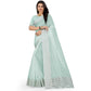 Gracious Cotton Jute Self Design Saree With Blouse Piece
