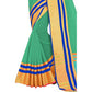 Superb Jacquard Striped Saree With Blouse Piece