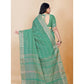 Sophisticated Silk Blend Woven Saree With Blouse Piece