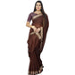 Gracious Cotton Blend Plain Saree With Blouse Piece