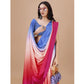 Fantastic Crepe Digital Print Saree With Blouse Piece