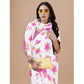 Fantastic Crepe Digital Print Saree With Blouse Piece