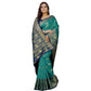 Appealing Silk Blend Woven Saree With Blouse Piece