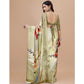 Fantastic Crepe Digital Print Saree With Blouse Piece