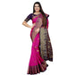Appealing Silk Blend Woven Saree With Blouse Piece