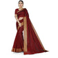 Dazzling Cotton Silk Self Design Saree With Blouse Piece