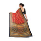 Fabulous Georgette Floral Print Saree With Blouse Piece