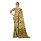 Fabulous Georgette Floral Print Saree With Blouse Piece