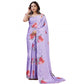 Fantastic Crepe Digital Print Saree With Blouse Piece