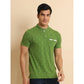 Dashing Men's Casual Cotton Printed Mandarin Collar Half Sleeve T Shirt