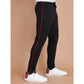 Luxurious Men's Casual Cotton Striped Full Length Track Pant