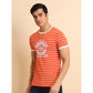 Dashing Men's Casual Cotton Printed Round Neck Half Sleeve T Shirt