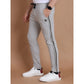 Luxurious Men's Casual Cotton Striped Full Length Track Pant