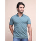 Dashing Men's Casual Cotton Printed Polo Neck Half Sleeve T Shirt