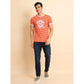 Dashing Men's Casual Cotton Printed Round Neck Half Sleeve T Shirt