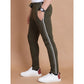 Luxurious Men's Casual Cotton Striped Full Length Track Pant
