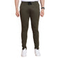 Luxurious Men's Casual Cotton Striped Full Length Track Pant