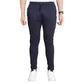 Luxurious Men's Casual Cotton Striped Full Length Track Pant