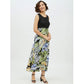 Modish Rayon Floral Sleeveless Calf length Dress