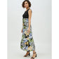 Modish Rayon Floral Sleeveless Calf length Dress