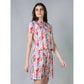 Trendy Cotton Blended Printed Round Neck Half Sleeve Top Shorts Set