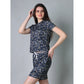 Trendy Cotton Blended Printed Round Neck Half Sleeve Top Shorts Set