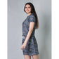 Trendy Cotton Blended Printed Round Neck Half Sleeve Top Shorts Set