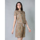 Trendy Cotton Blended Printed Round Neck Half Sleeve Top Shorts Set