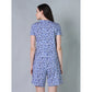 Trendy Cotton Blended Printed Round Neck Half Sleeve Top Shorts Set