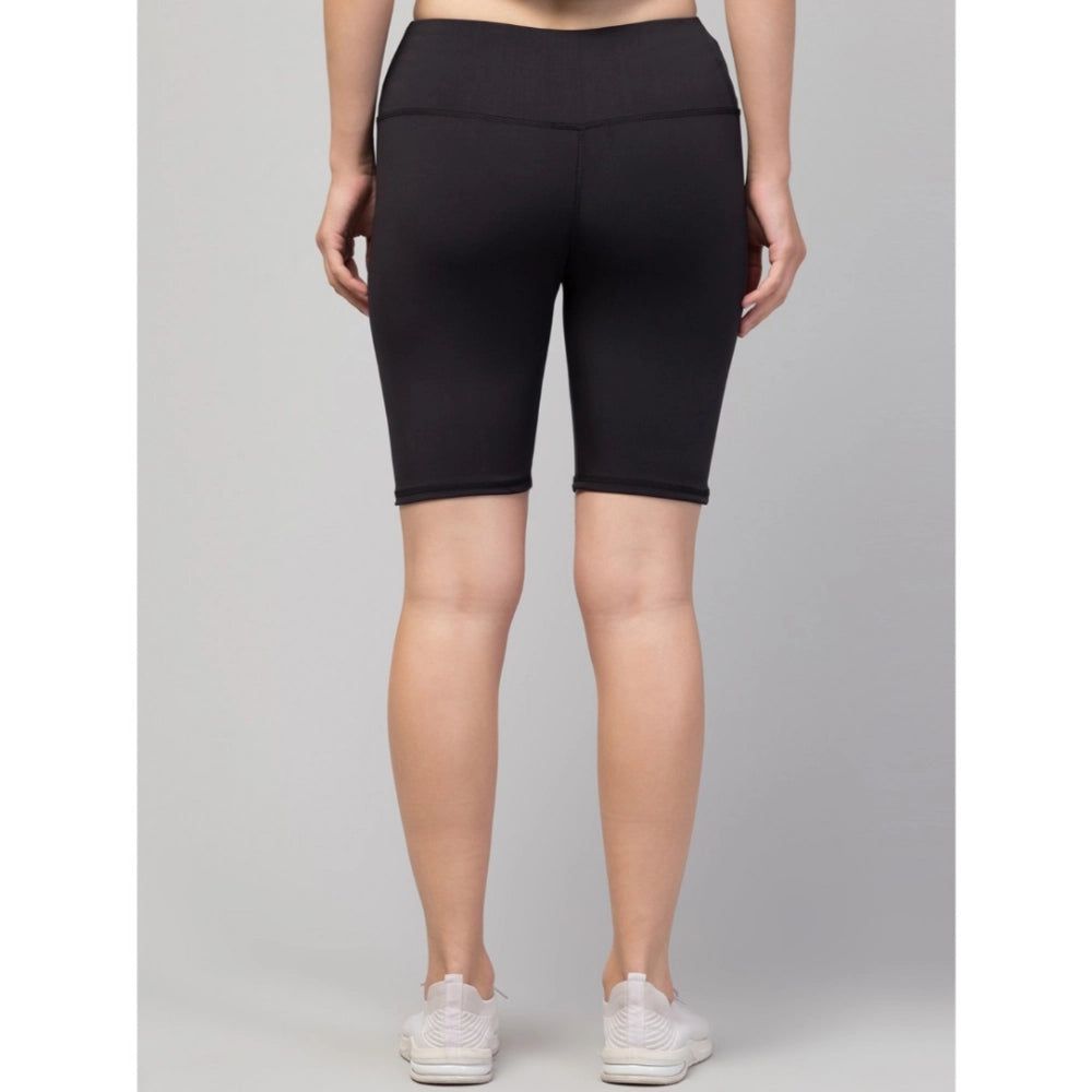 Sassy Women's Polyester Solid Above Knee High Rise Shorts