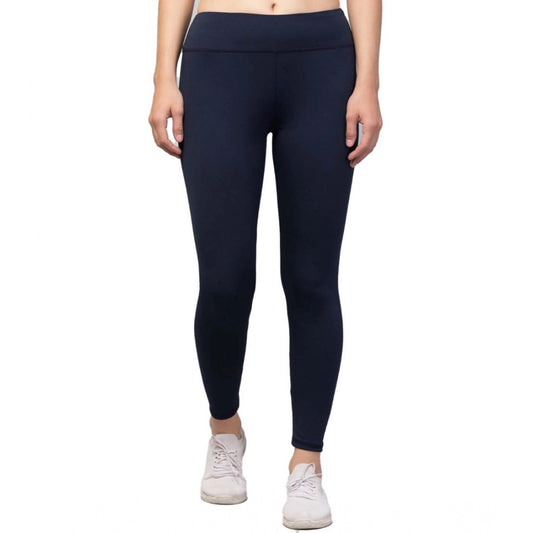 Urbane Women's Polyester Solid Ankle Length High Rise Tights