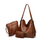 Sensational Women's PU Leather Medium Shoulder Zipper Handbag