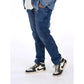 Men's Cotton Blended Solid Plus Size Jeans