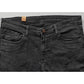 Men's Cotton Blended Solid Tapered Jeans