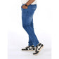 Men's Cotton Blended Solid Plus Size Jeans
