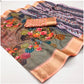 Glorious Women's Cotton Silk Printed Saree With Blouse Piece