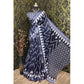 Snazzy Women's Cotton Linen Woven Design Saree With Blouse Piece