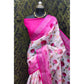 Glamorous Women's Cotton Linen Woven Design Saree With Blouse Piece