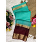 Attractive Women's Khadi Cotton Solid Saree With Blouse Piece