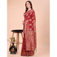 Wonderful Women's Cotton Printed Saree With Blouse Piece