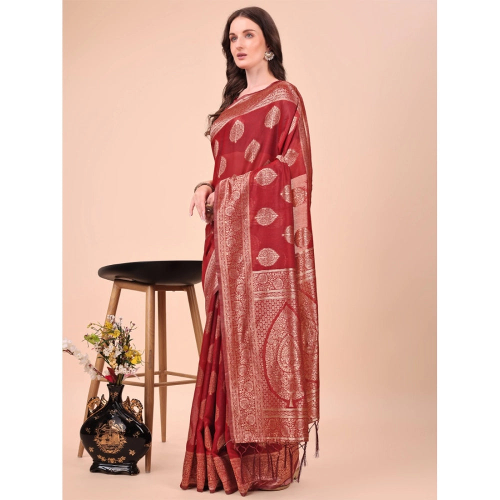 Wonderful Women's Cotton Printed Saree With Blouse Piece