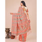 Pretty Women's Cotton Printed Saree With Blouse Piece
