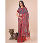 Pretty Women's Cotton Printed Saree With Blouse Piece