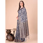 Adorable Women's Cotton Printed Saree With Blouse Piece