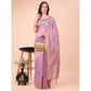 Wonderful Women's Cotton Printed Saree With Blouse Piece